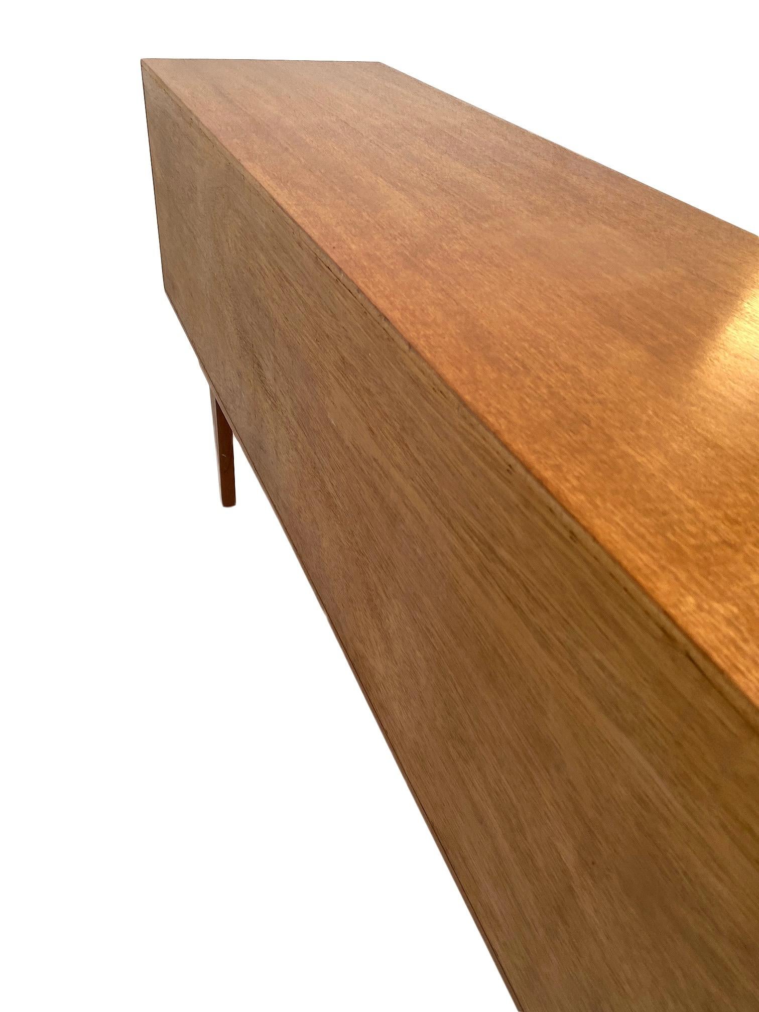 Younger Teak and Hessian Long Sideboard Midcentury, 1960s 7