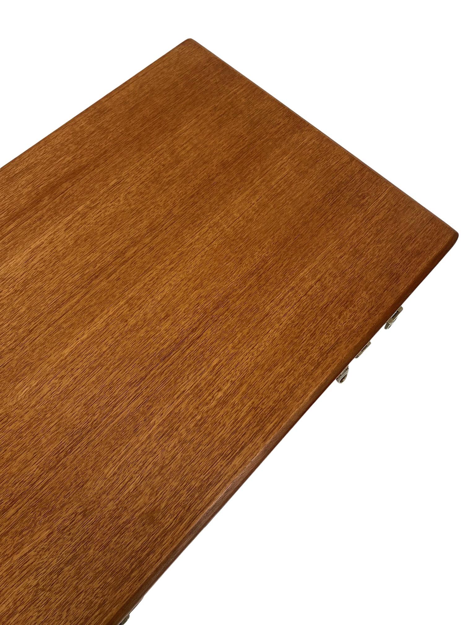 Younger Teak and Hessian Long Sideboard Midcentury, 1960s 8