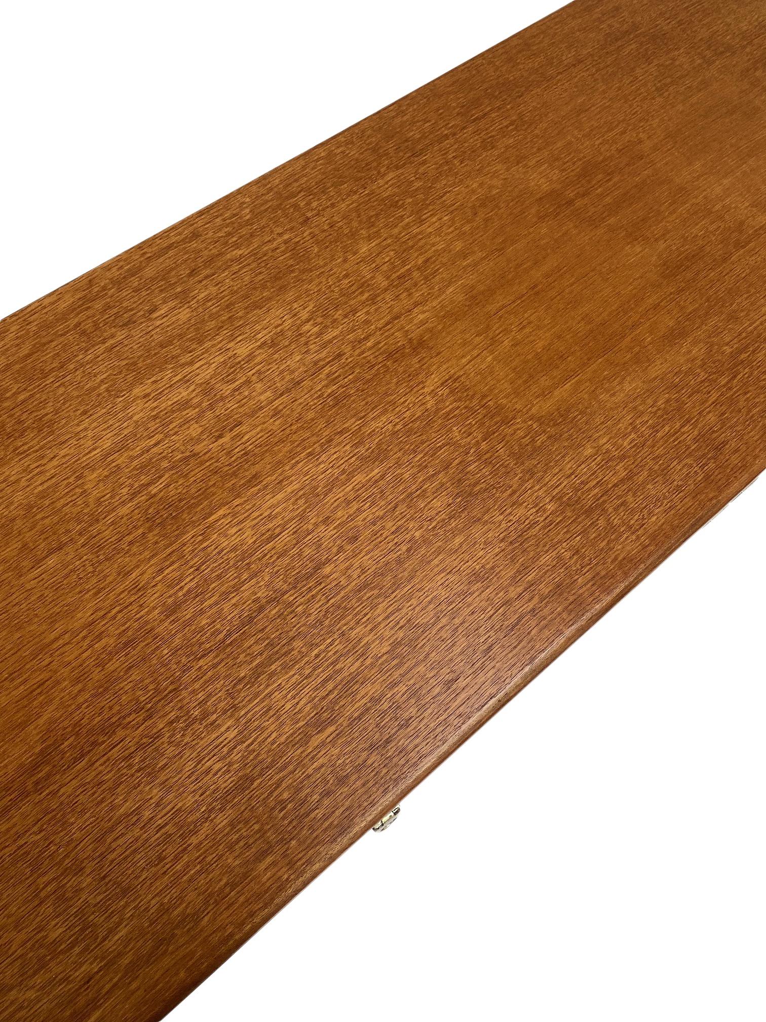Younger Teak and Hessian Long Sideboard Midcentury, 1960s 9