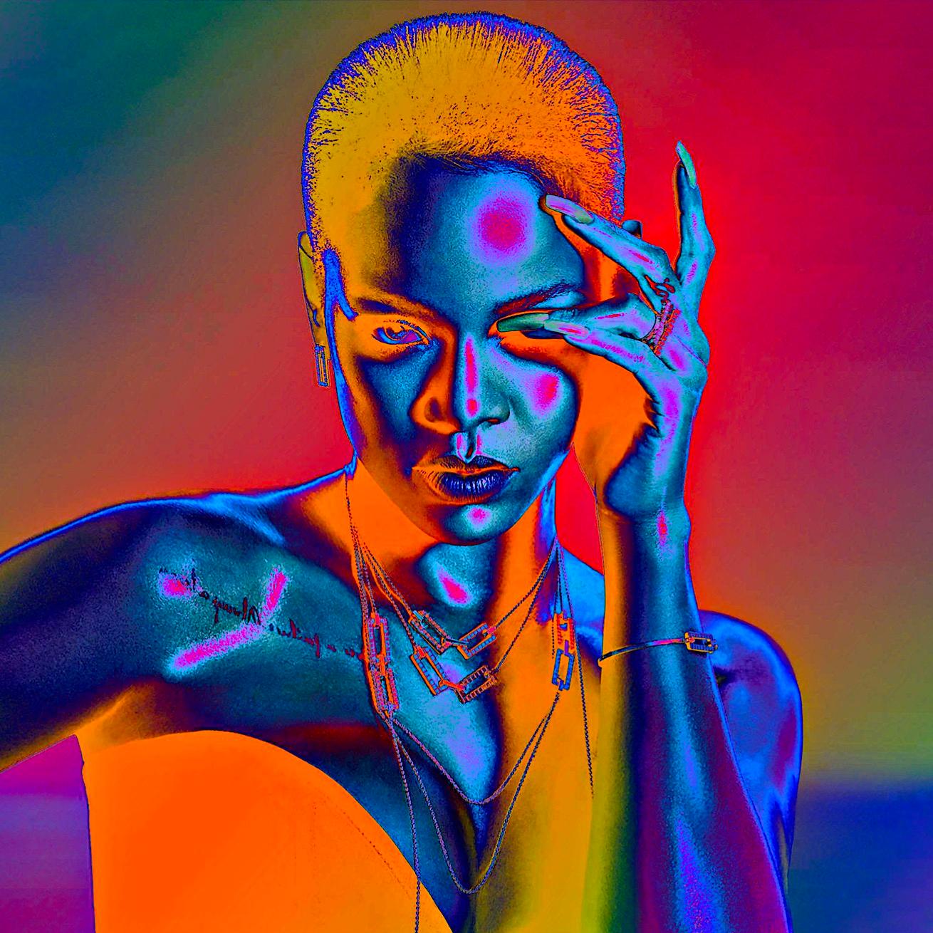 Rihanna - Contemporary Mixed Media Art by YouNs