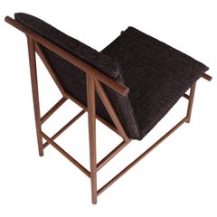 "Your Skin" Lounge Chair Mexican Contemporary Design in Beechwood