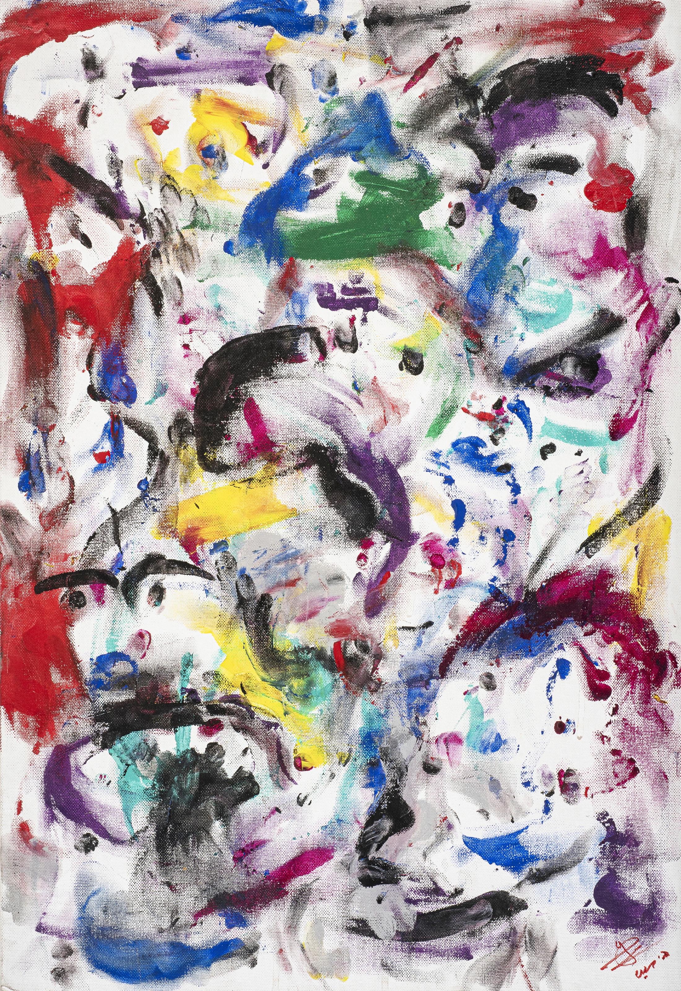 "Abstrakte Komposition" Abstrakte Ölgemälde 24" x 18" Zoll von Youssef Sida

Unterzeichnet und datiert 1990


Youssef Sida
1922-1994
Er wurde 1922 in Damietta geboren und machte 1945 seinen Abschluss am Higher Institute of Educational Art. Im Jahr