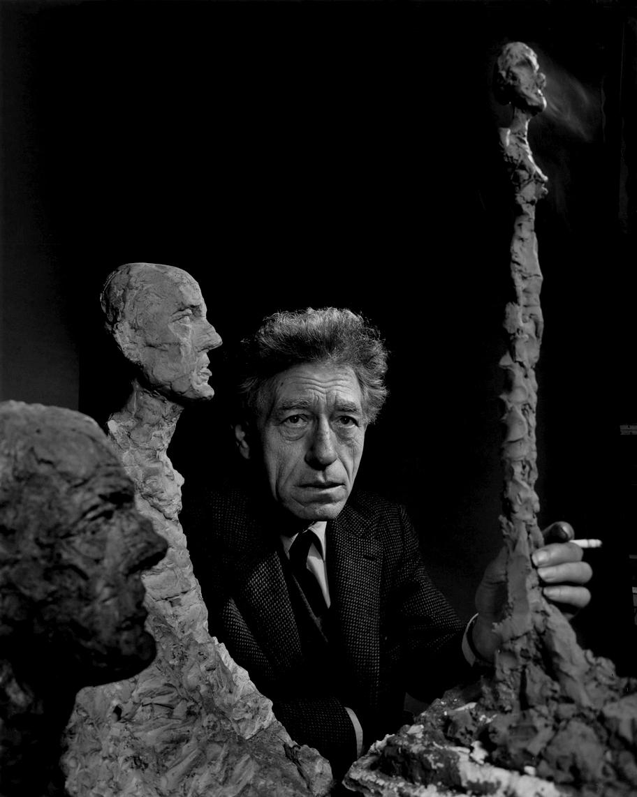 Yousuf Karsh Portrait Photograph - Alberto Giacometti