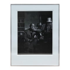 Vintage  Black and White Silver Gelatin Photograph of Igor Stravinsky