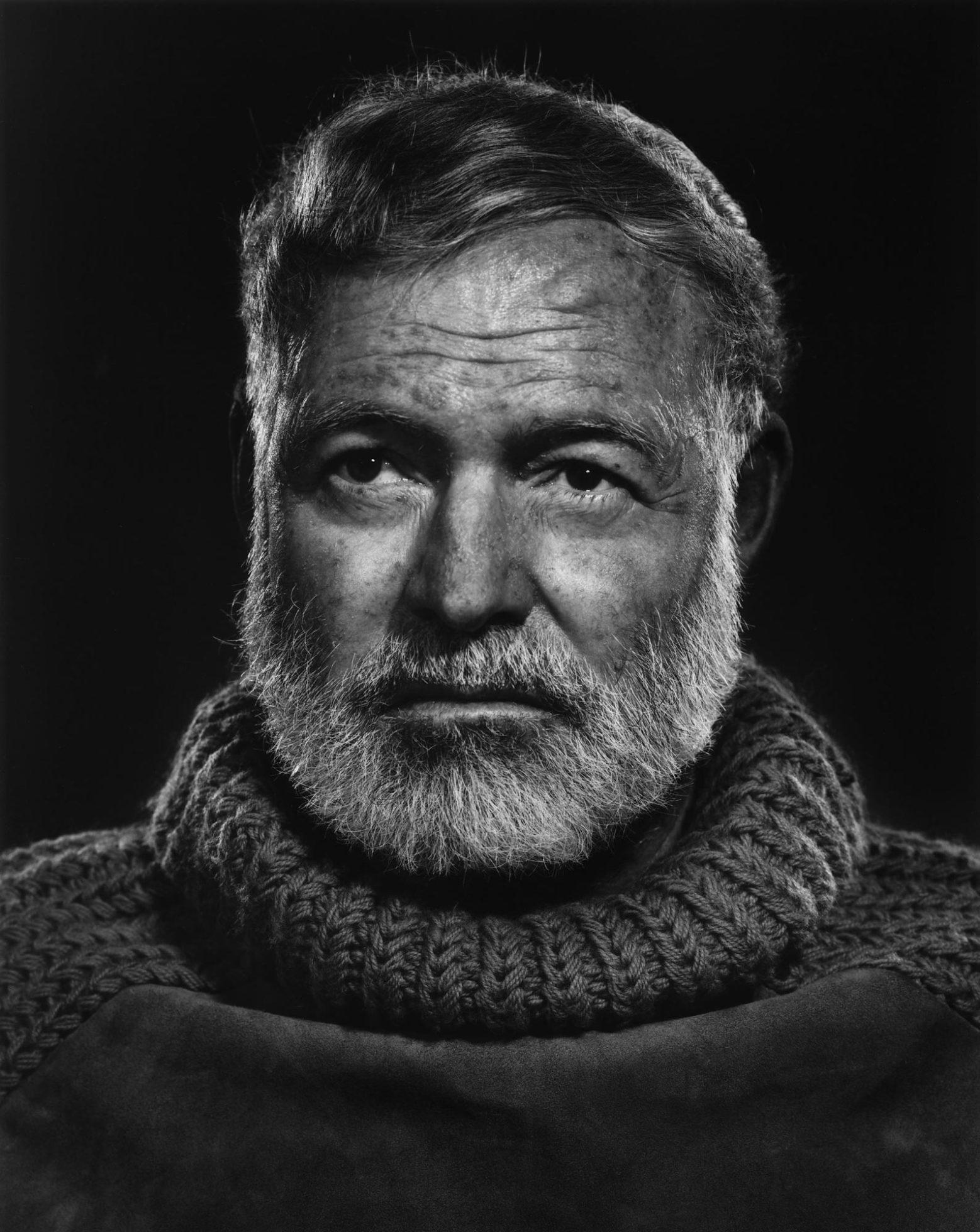 Yousuf Karsh Portrait Photograph - Ernest Hemingway