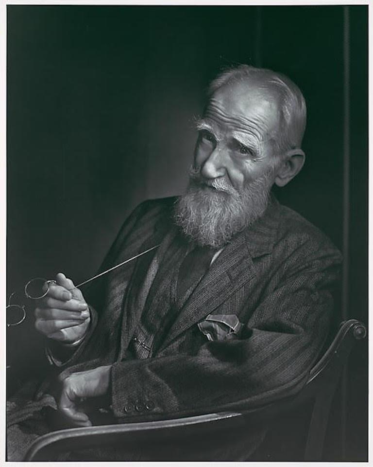 Yousuf Karsh Portrait Photograph - George Bernhard Shaw Writer Original Photograph 