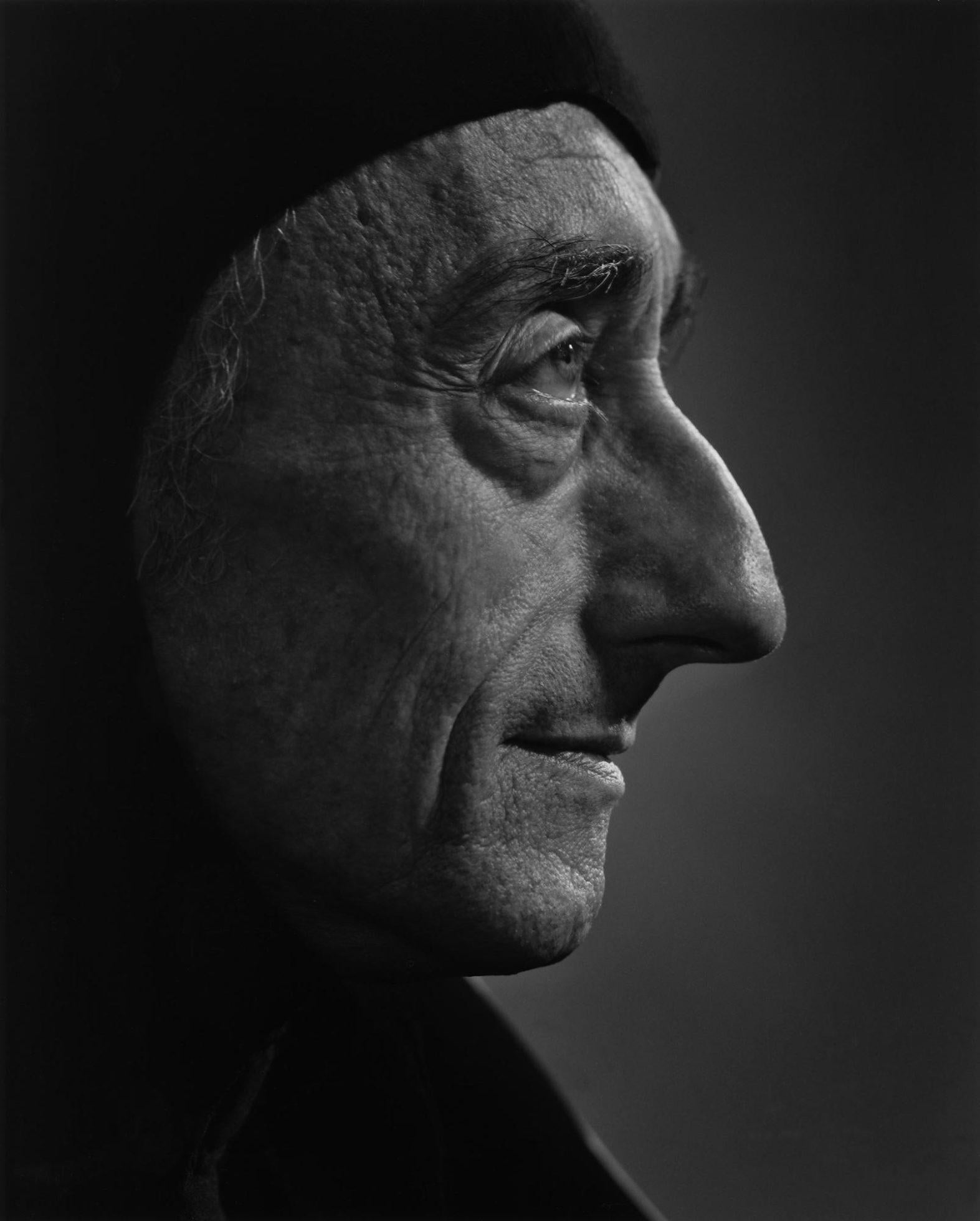 Yousuf Karsh Black and White Photograph - Jacques Cousteau