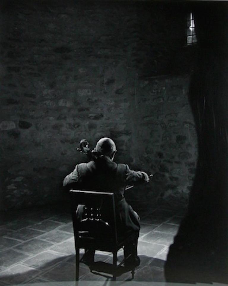 Yousuf Karsh Portrait Photograph - Pablo Casals Famous Cellist from Spain Original Silver Gelatin Portrait Musician