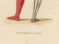 Youthful Extravagance: A Member of the Venetian Calza, 1847