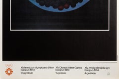 XIV Olympic Winter Games, Modern Poster by Yozo Hamaguchi