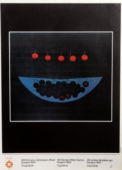 Affiche moderne des Jeux olympiques d'hiver XIV de Yozo Hamaguchi