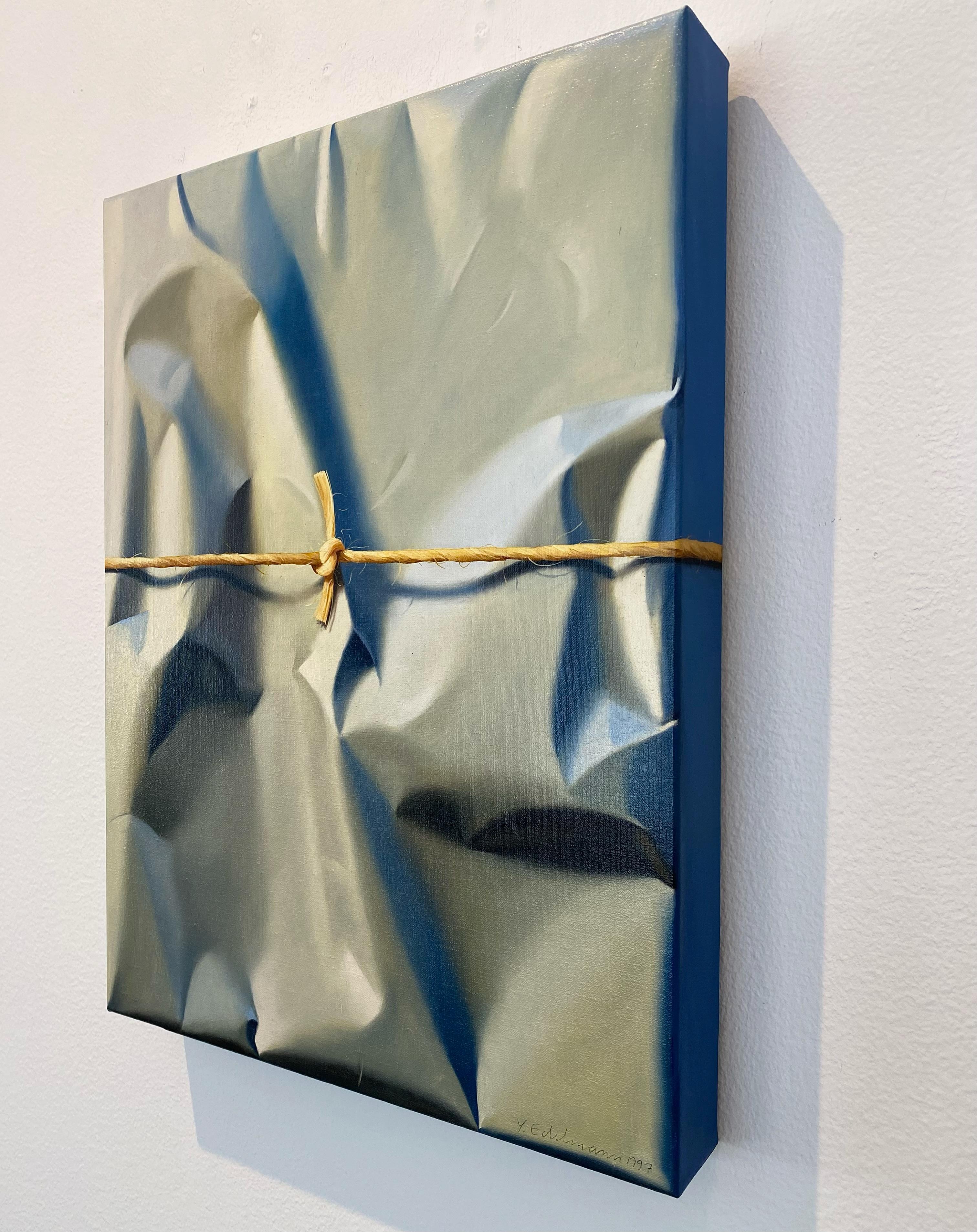 Campos de Polvo Beige Encordado - Painting Realista de Yrjö Edelmann