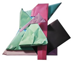 Untitled (Wrapped Packages), Hyperrealistic Painting by Yrjo Edelmann