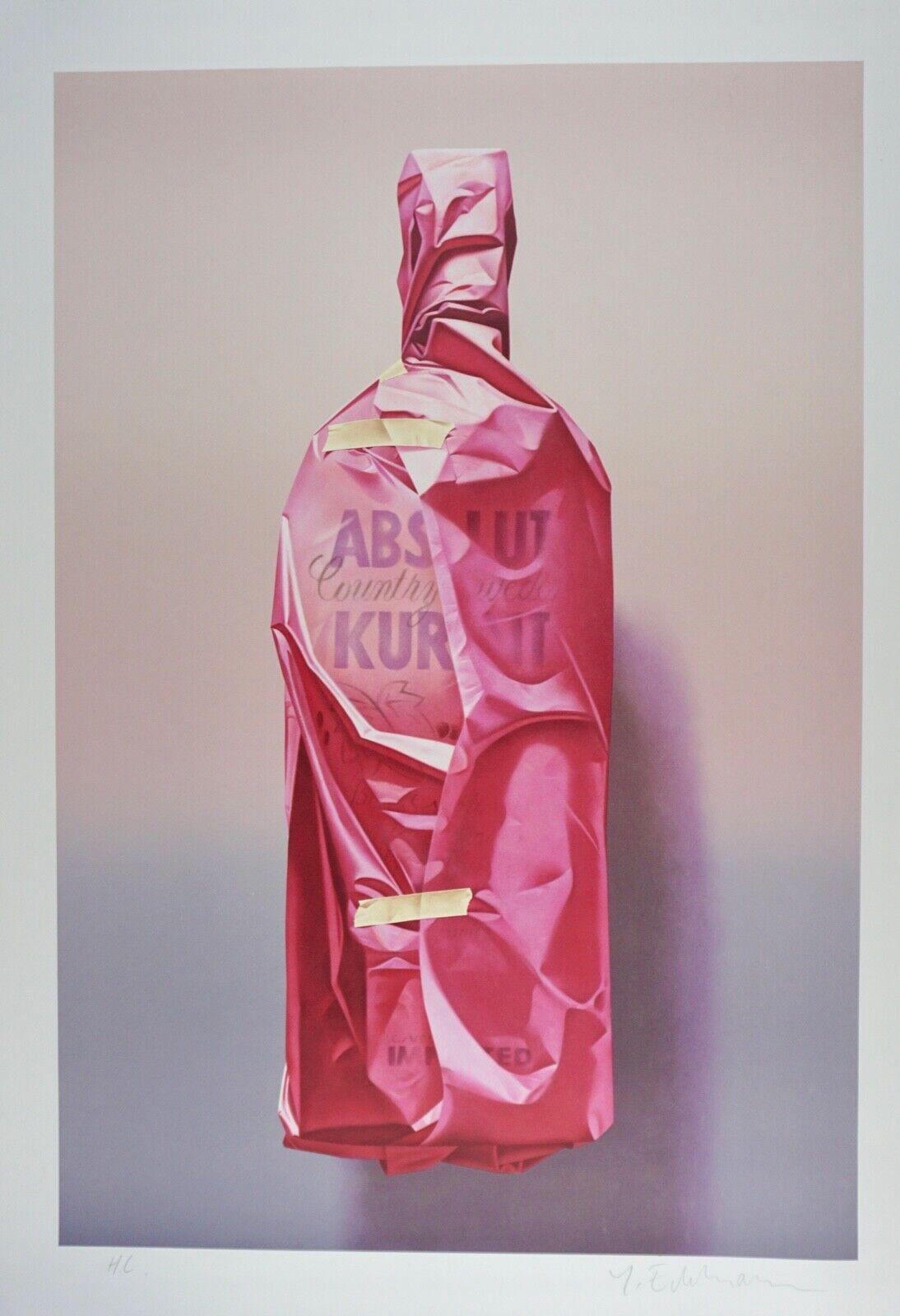 Yrjö Edelmann Print - Absolut Vodka Pink