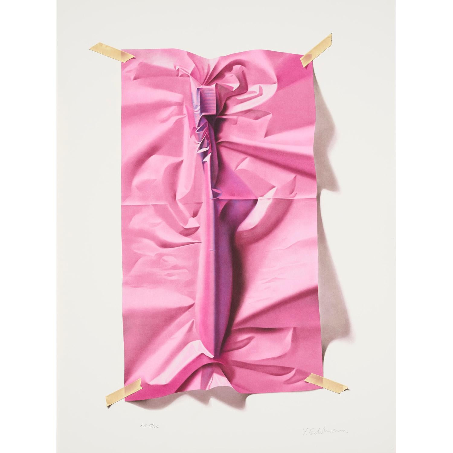 Yrjö Edelmann Figurative Print - Hidden toothbrush