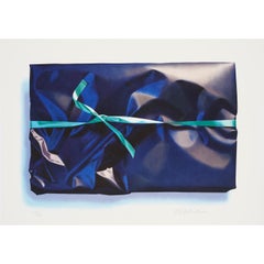 Parcel avec ruban vert