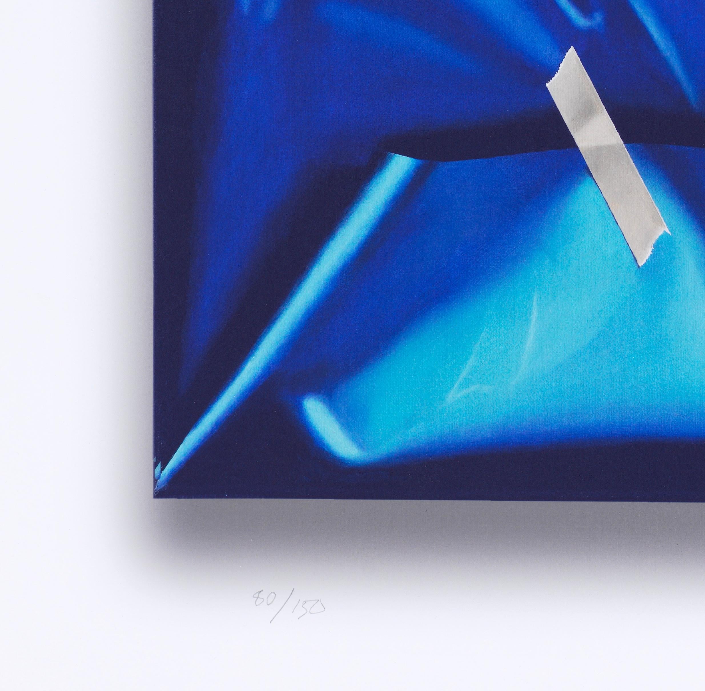 Repetitive sensations of Yves Klein Blue II - Print by Yrjö Edelmann