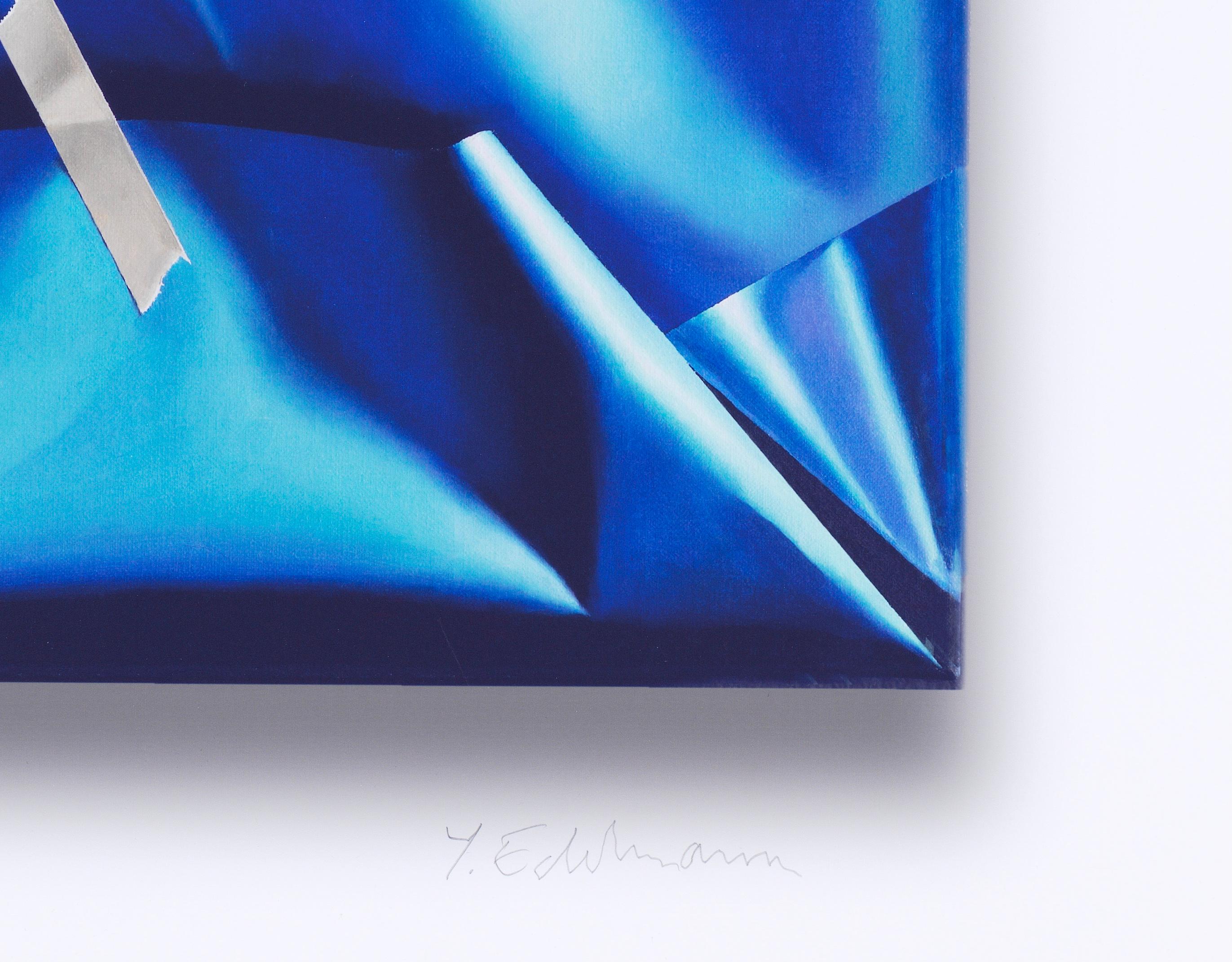 sensations récurrentes de Yves Klein Blue II - Contemporain Print par Yrjö Edelmann