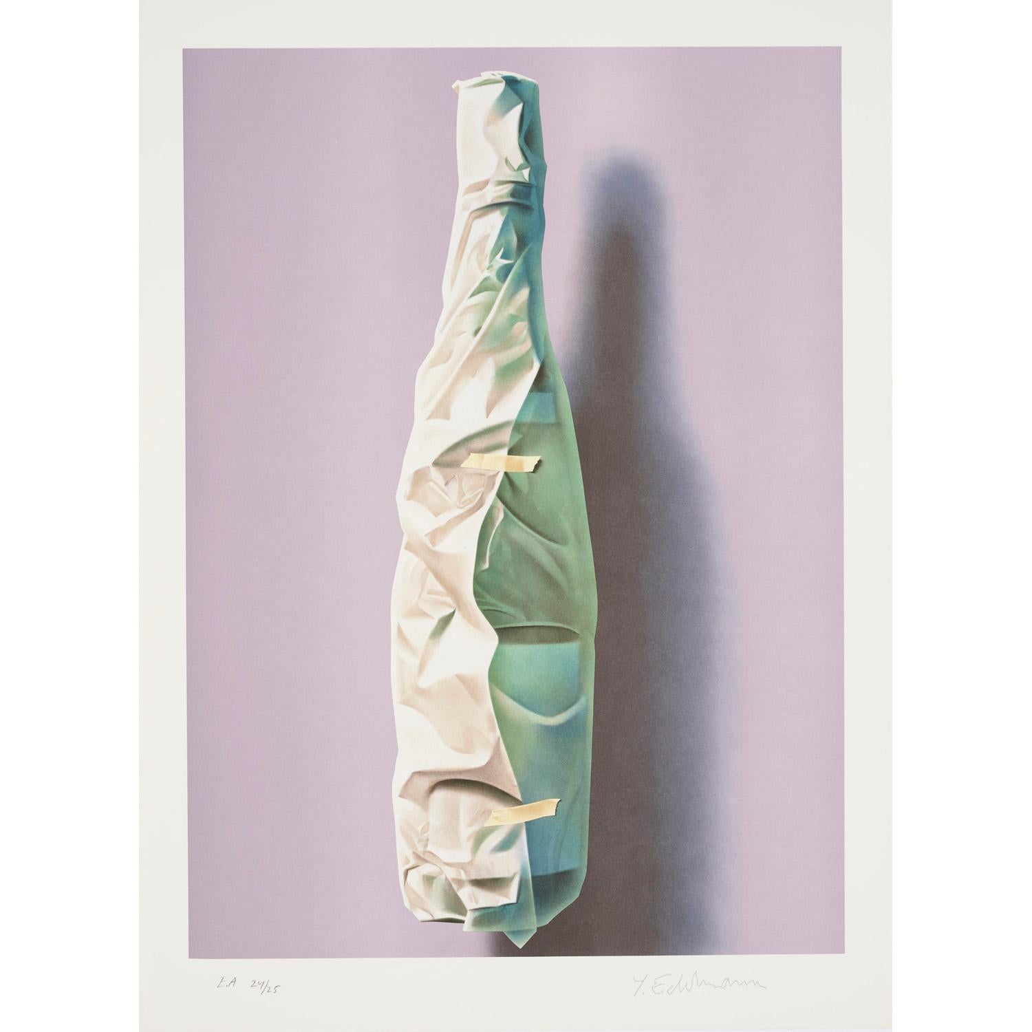 Wrapped Bottle  - Print by Yrjö Edelmann