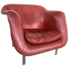 Yrjo Kukkapuro 1960s Prototype Club Chair, Finland