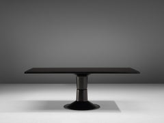 Yrjö Kukkapuro Black Dining Table, 1968