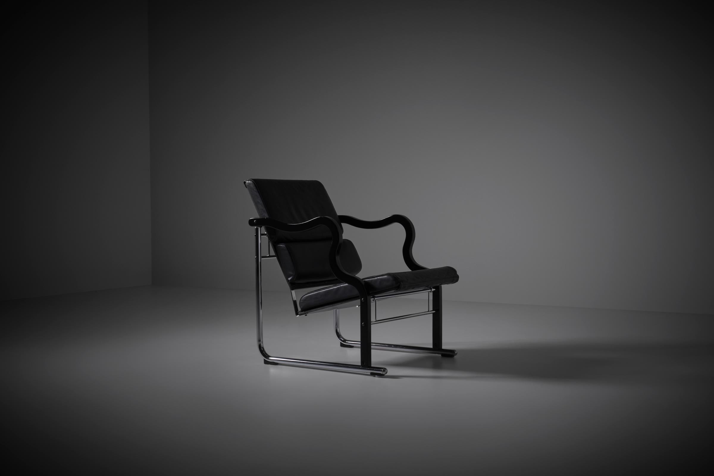 Finnish Yrjö Kukkapuro ‘Experiment’ Lounge Chair, Finland, 1980s For Sale