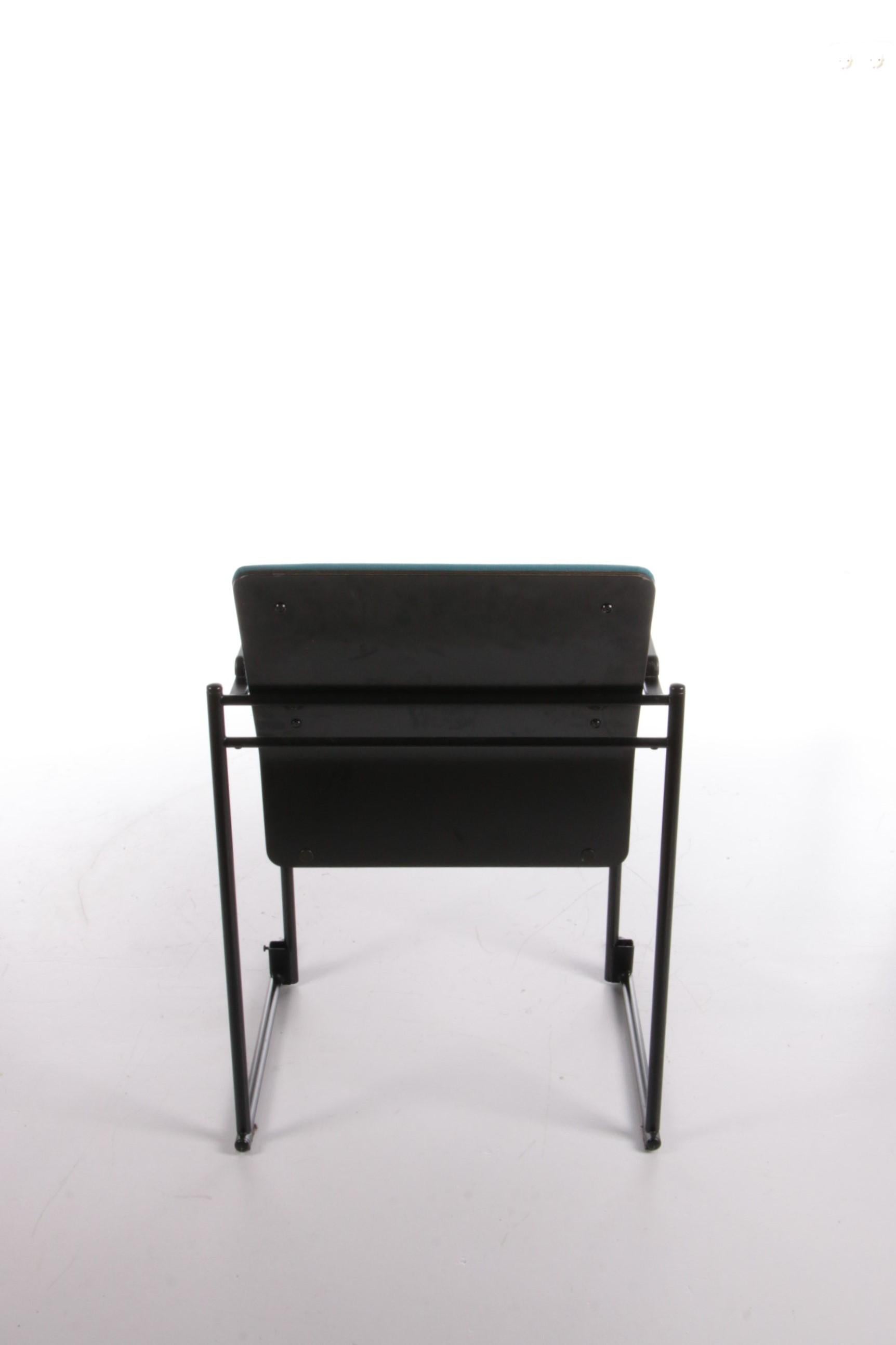 Late 20th Century Yrjö Kukkapuro Fabric Dining Chair Made by Avarte, Finland 1970 For Sale
