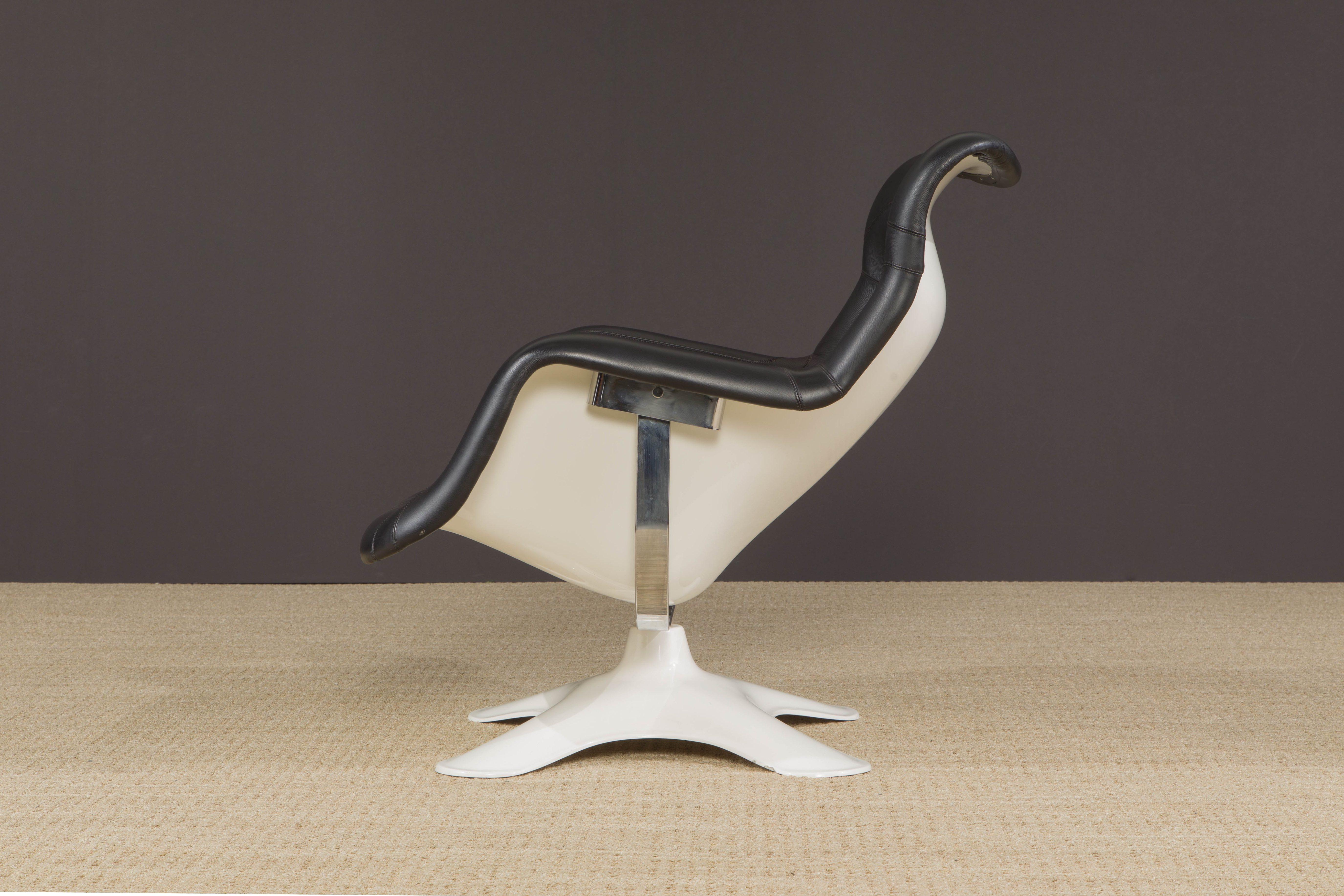 Yrjö Kukkapuro for Artek 'Karuselli' Chair and Ottoman, Finland 4