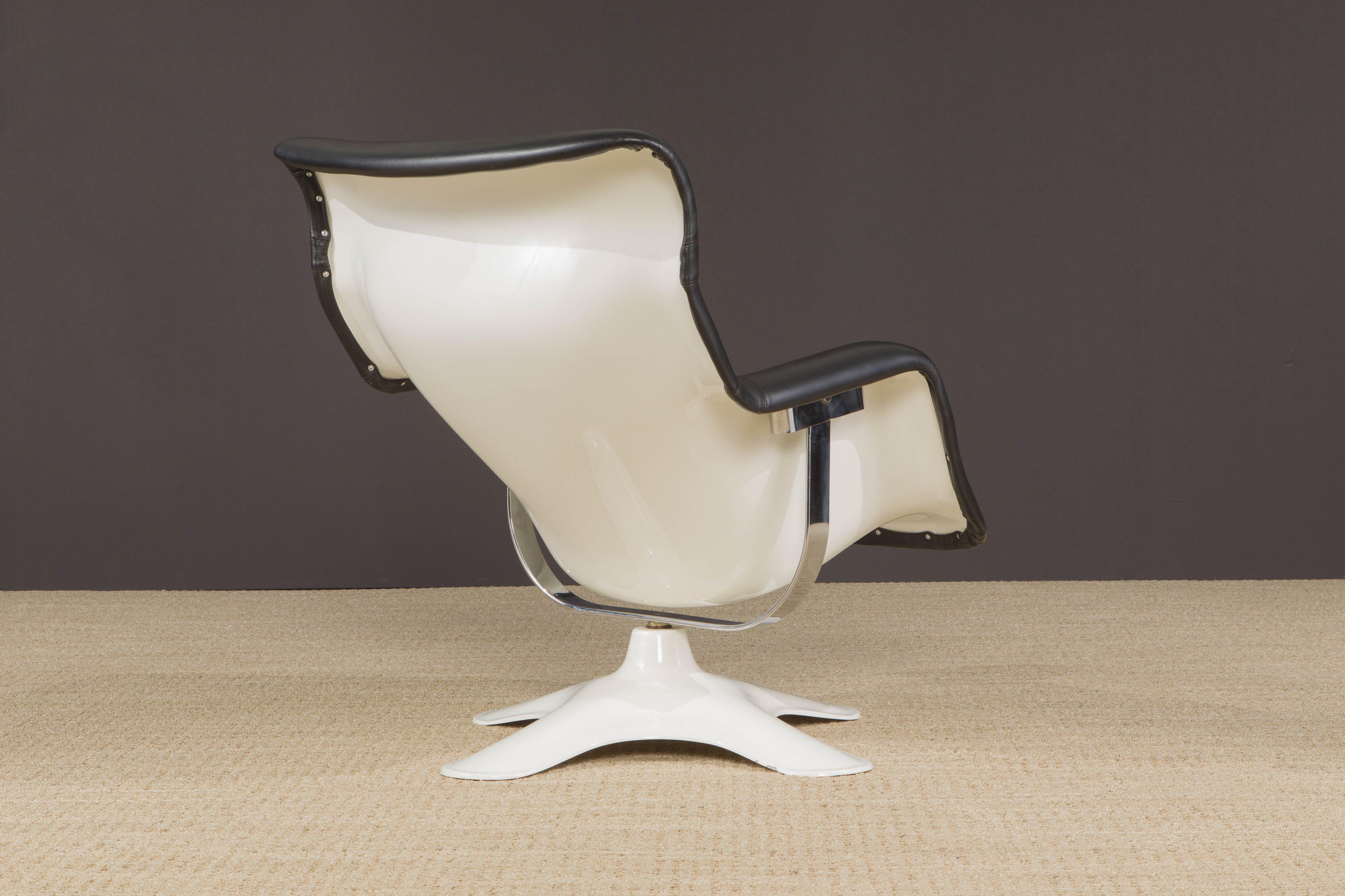 Contemporary Yrjö Kukkapuro for Artek 'Karuselli' Chair and Ottoman, Finland