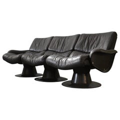 Yrjö Kukkapuro, Set of 5 Modular Armchairs "Saturnus"