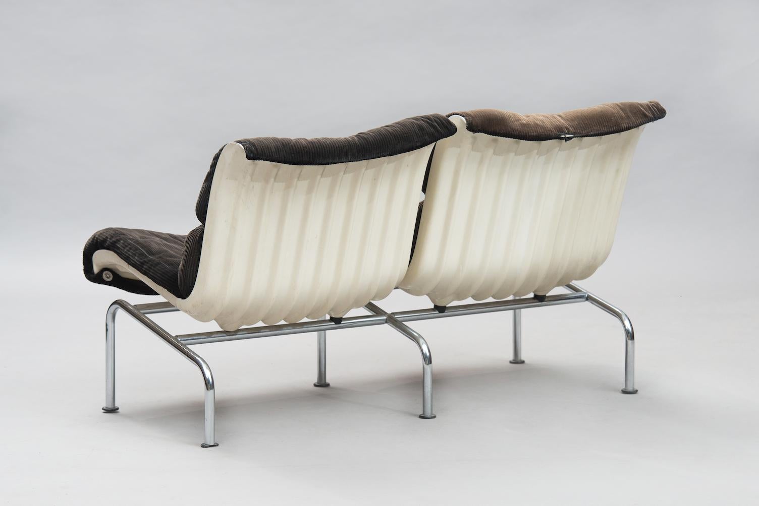 Mid-20th Century Yrjö Kukkapuro mid-century modern Set of Sofas for Haimi, 1960s. For Sale