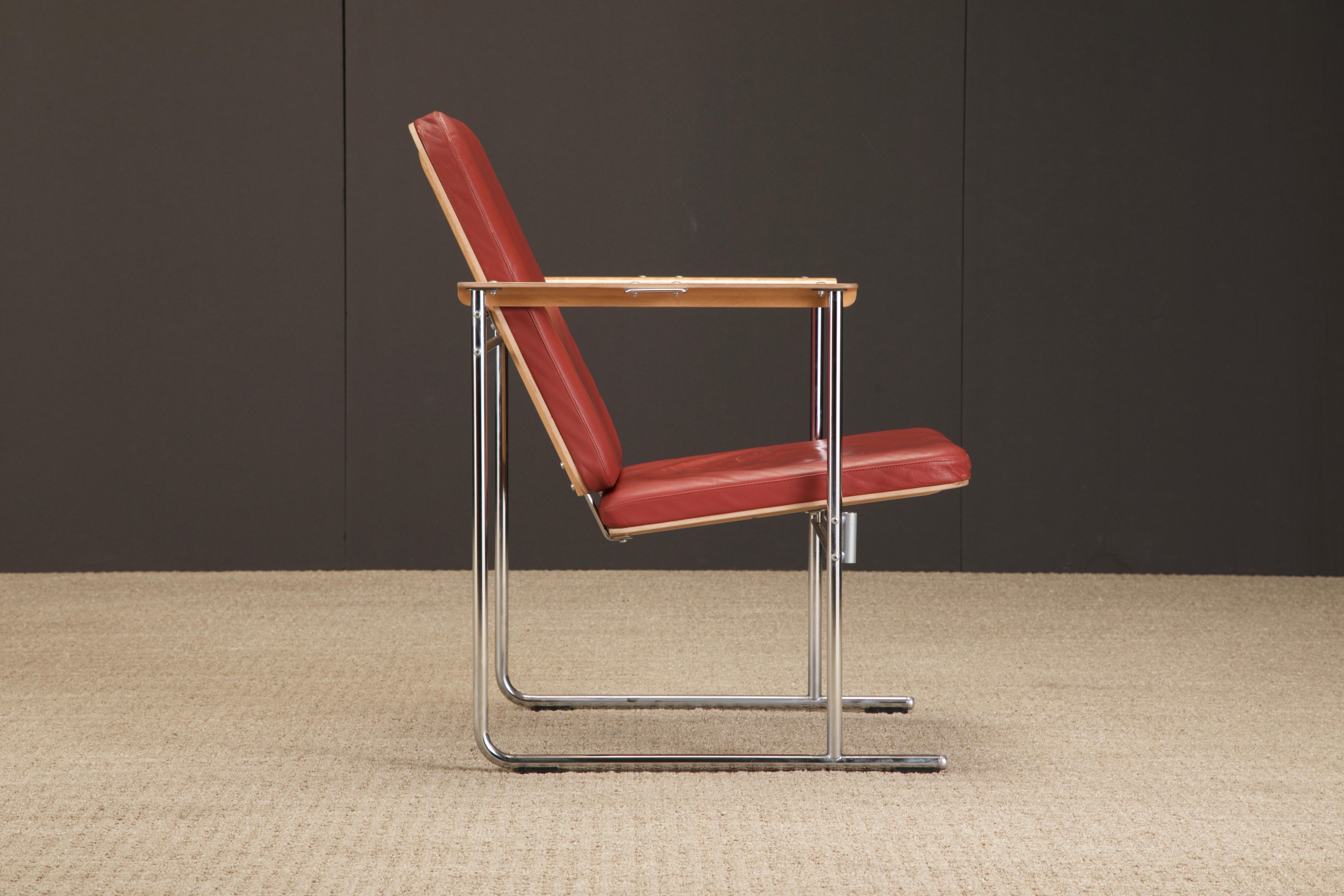 Yrjö Kukkapuro 'Skaala' Leder-Lounge-Stühle für Avarte, Finland, 1970er Jahre (Finnisch) im Angebot
