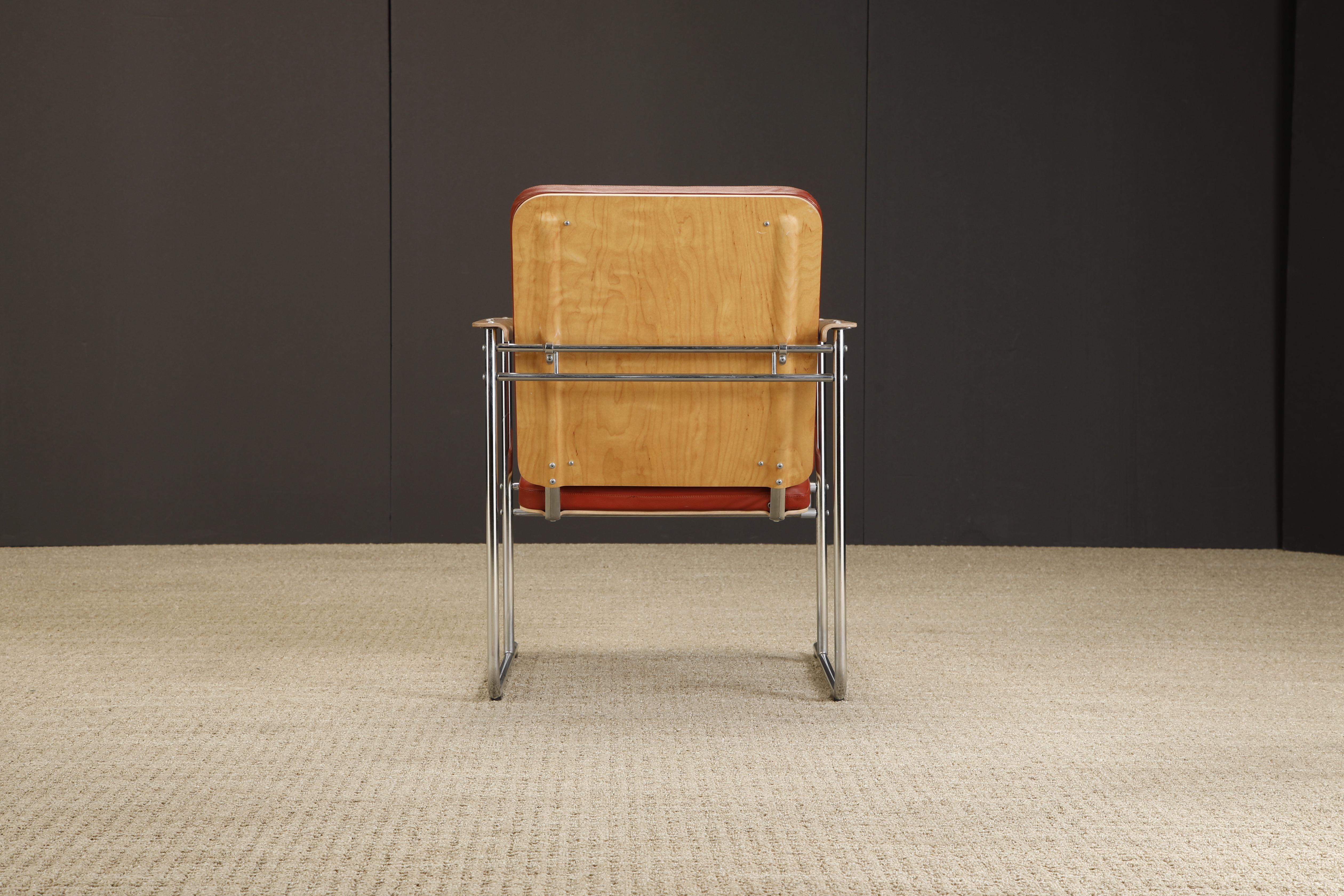 Yrjö Kukkapuro 'Skaala' Leder-Lounge-Stühle für Avarte, Finland, 1970er Jahre im Angebot 1