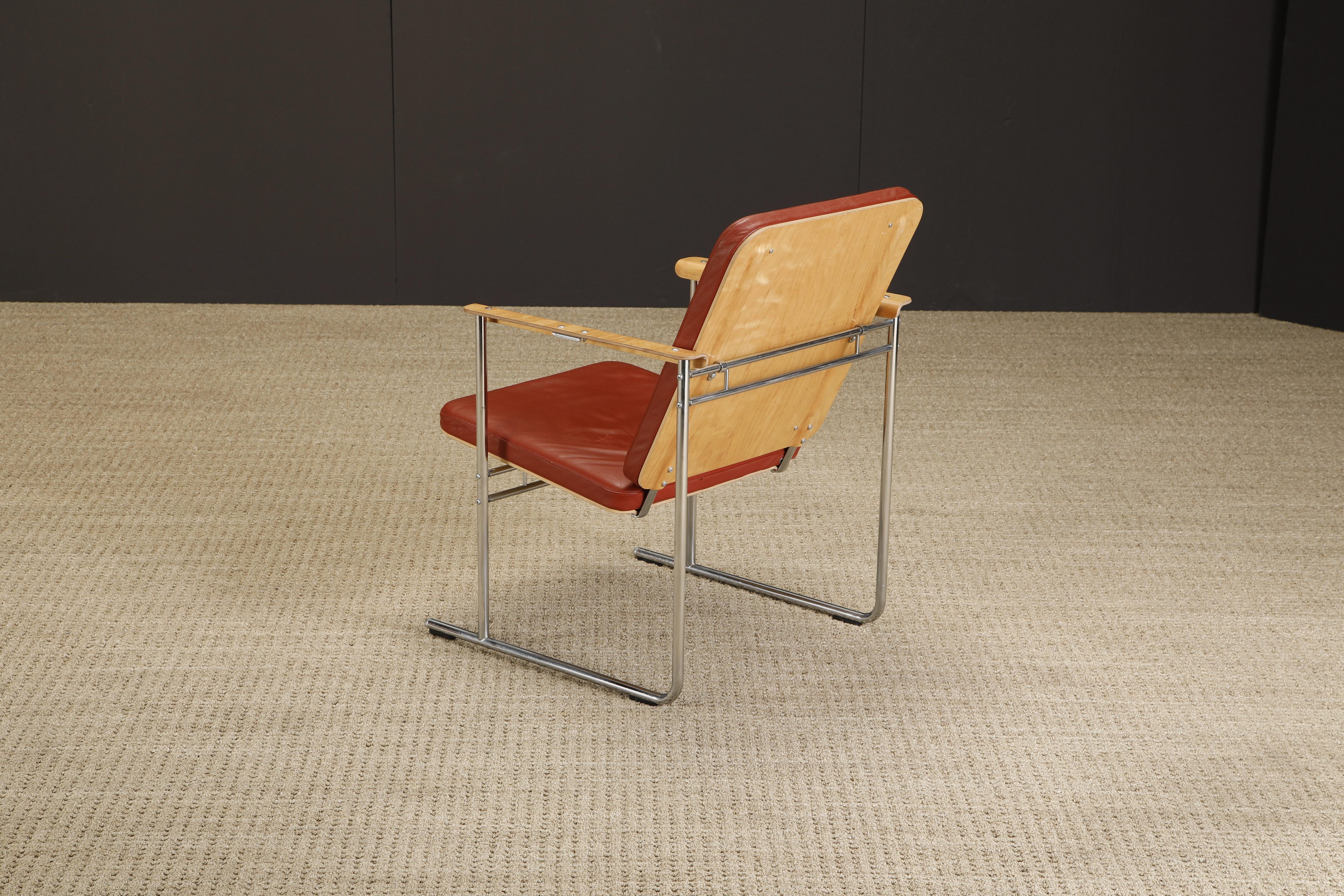 Yrjö Kukkapuro 'Skaala' Leder-Lounge-Stühle für Avarte, Finland, 1970er Jahre im Angebot 2