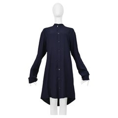 Y's By Yohji Marineblaues Hemd in Übergröße 2004