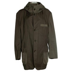 Y’s, green hooded jacket