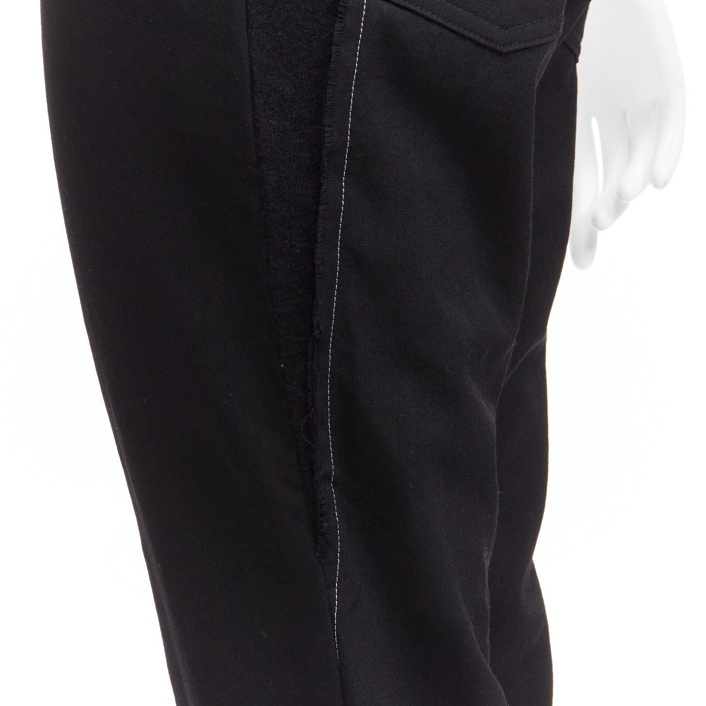 Y'S YOHJI YAMAMOTO 100% wool black insert panels white topstitch tapered pants JP2 M
Reference: CAWG/A00287
Brand: Yohji Yamamoto
Collection: Y'S
Material: Wool
Color: Black
Pattern: Solid
Closure: Zip Fly
Extra Details: Wool blend insert panels at