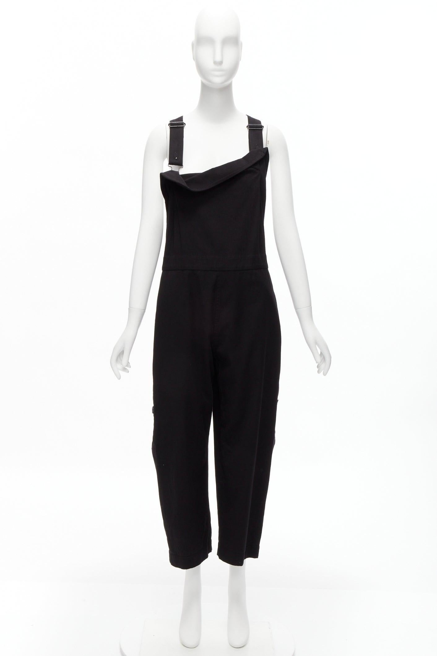 Peto Y'S YOHJI YAMAMOTO negro de algodón con botones laterales y entrepierna caída JP1 S. en venta 4