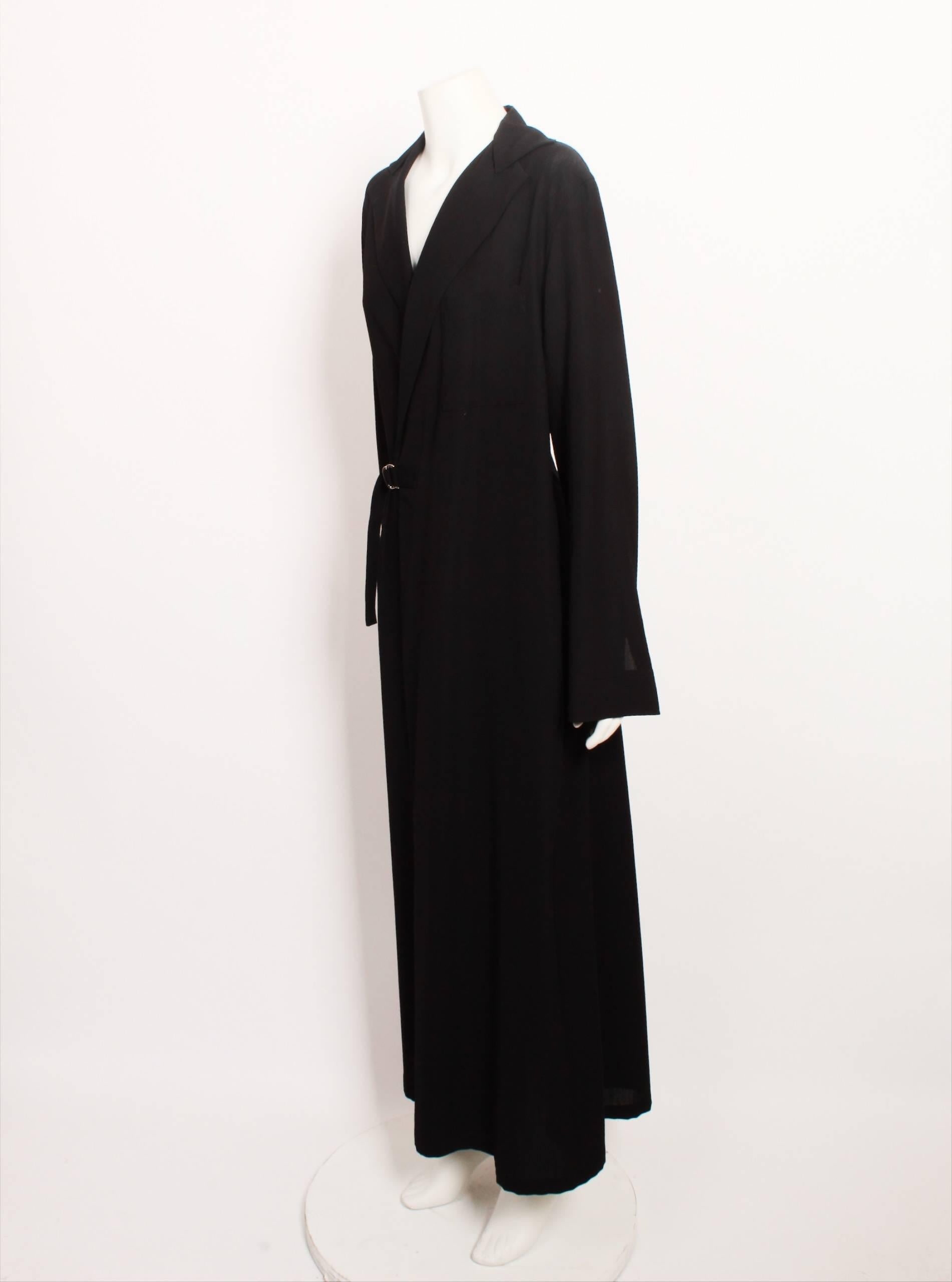 Black Y's - Yohji Yamamoto Coat For Sale