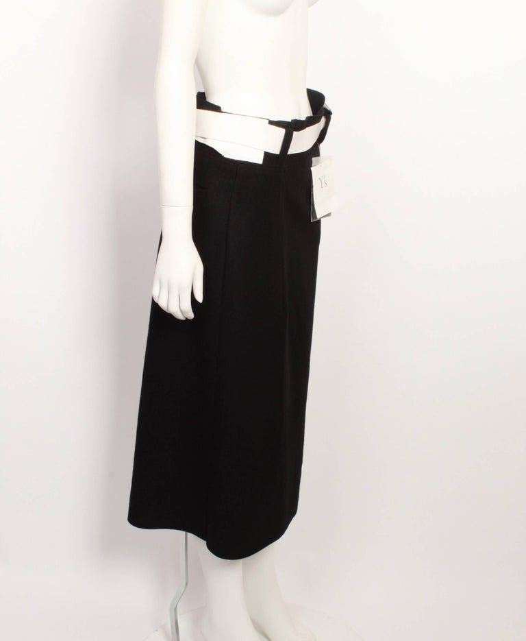Y's YOHJI YAMAMOTO wool skirt