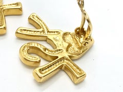 YSL 1980s Vintage Clip on Earrings