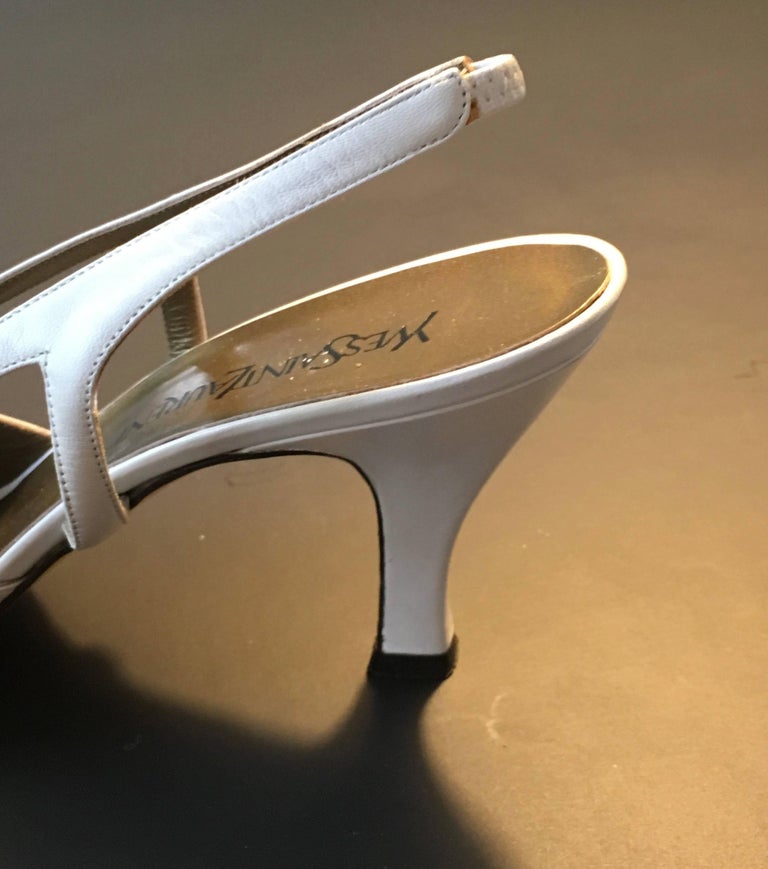 ysl sling back