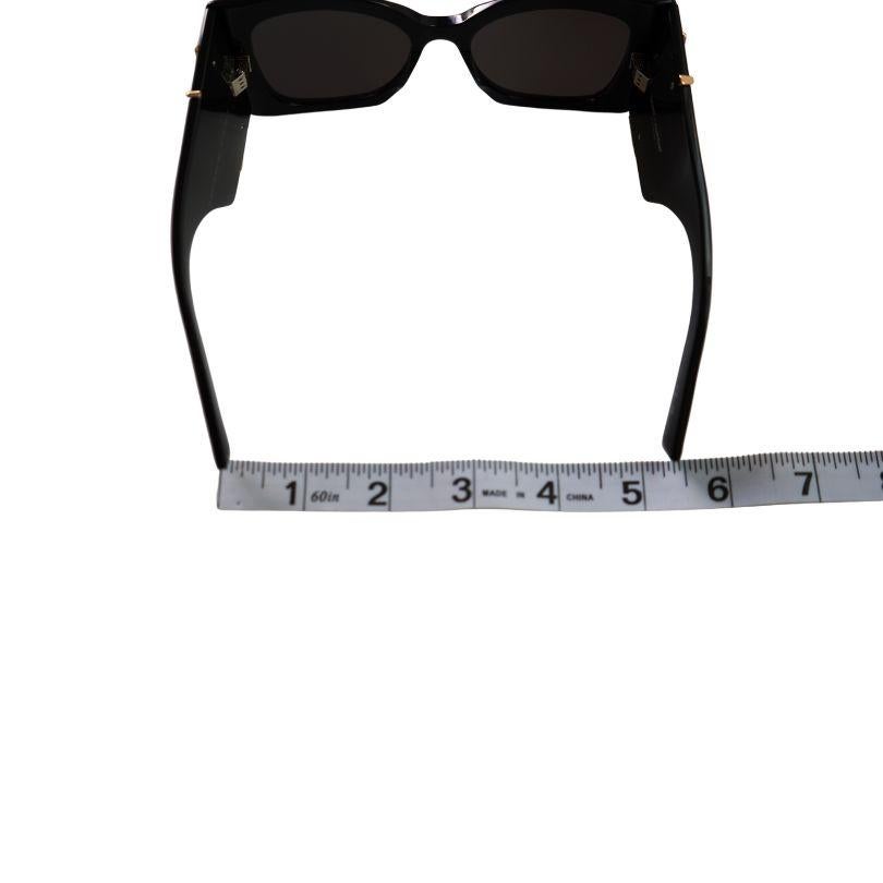 YSL Black BLAZE Oversized Cat eye Saint Laurent Sunglasses 6