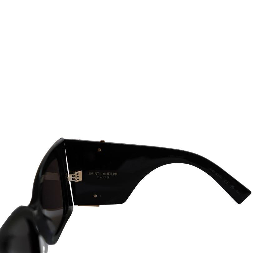 YSL Black BLAZE Oversized Cat eye Saint Laurent Sunglasses 3