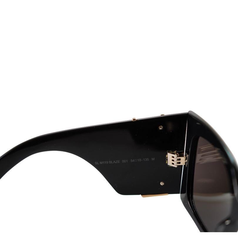 YSL Black BLAZE Oversized Cat eye Saint Laurent Sunglasses 4