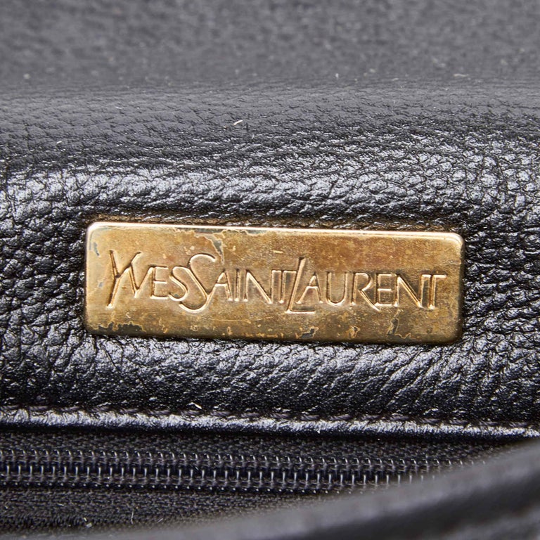 YSL Black Leather Crossbody Bag France at 1stDibs ysl black crossbody