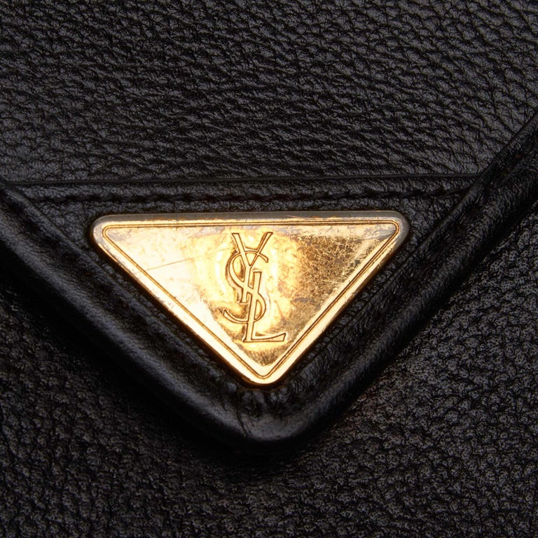 YSL Black Leather Crossbody Bag France at 1stDibs ysl black crossbody