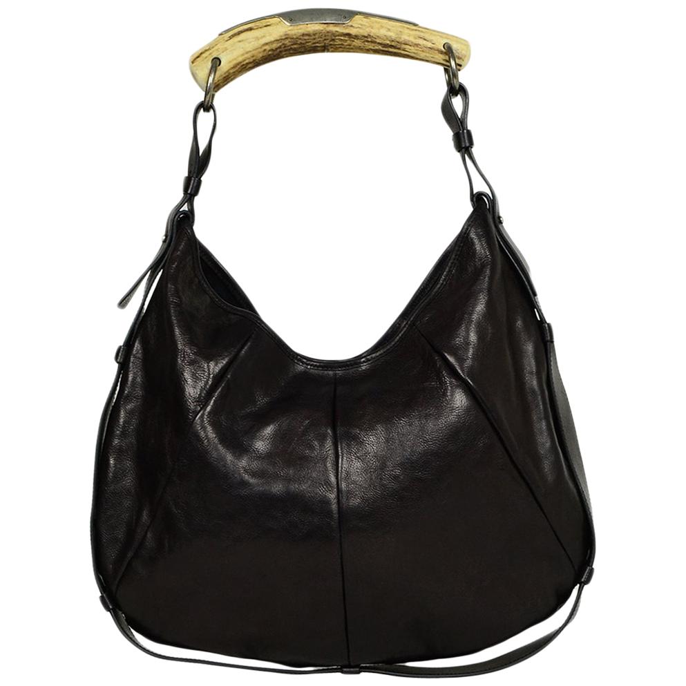 YSL Black Leather Mombasa Horn Bag For Sale at 1stDibs ysl horn bag