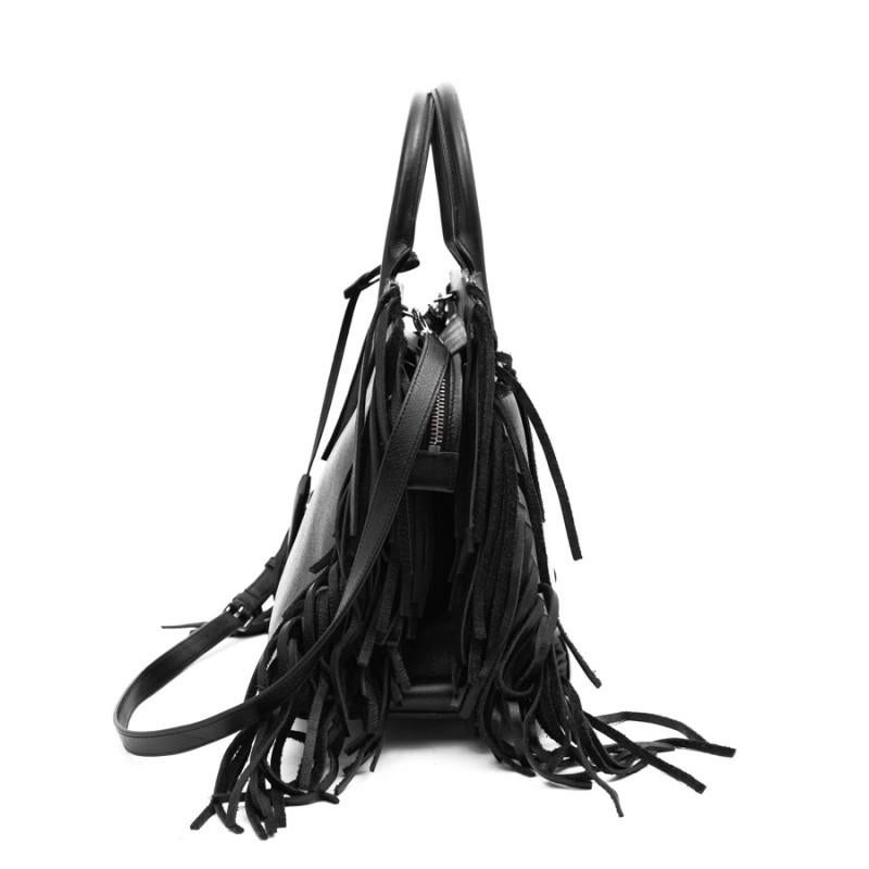 YSL Black Leather Shopping Bag 2
