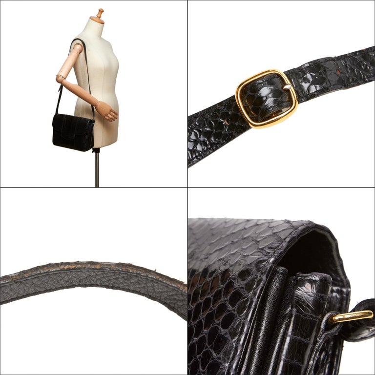 ysl python bag